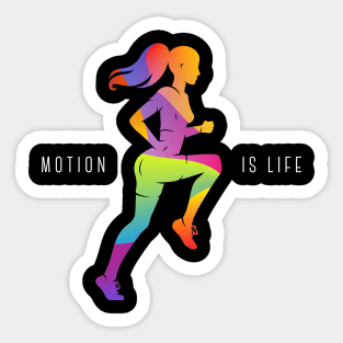 Funny Women's Running Sticker